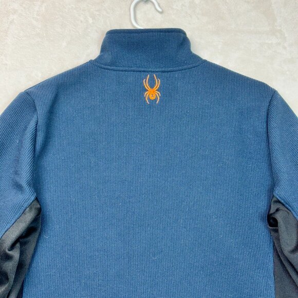 Spyder Jacket Full Zip Long Sleeve Blue Activewear Men's Size XXL (Logo ERROR) - Picture 12 of 12